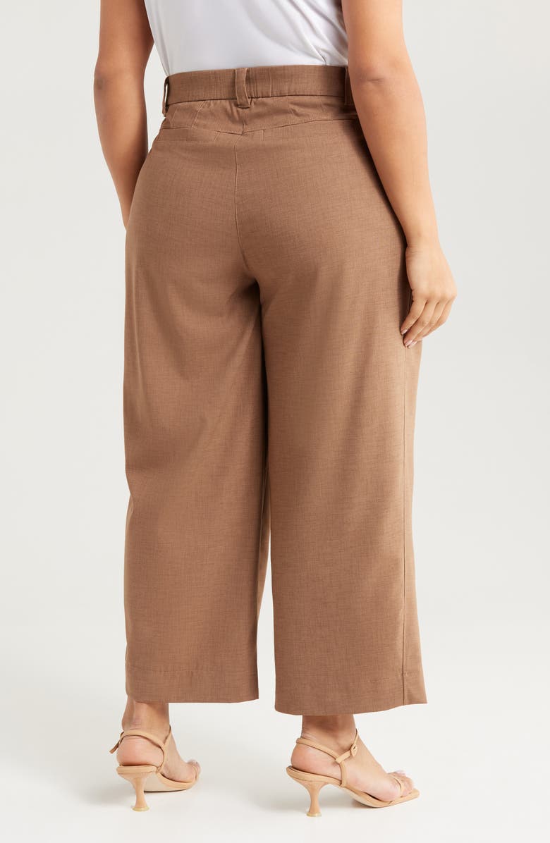 Wit & Wisdom Glider Skyrise Wide Leg Pants, Alternate, color, Toasted Coconut