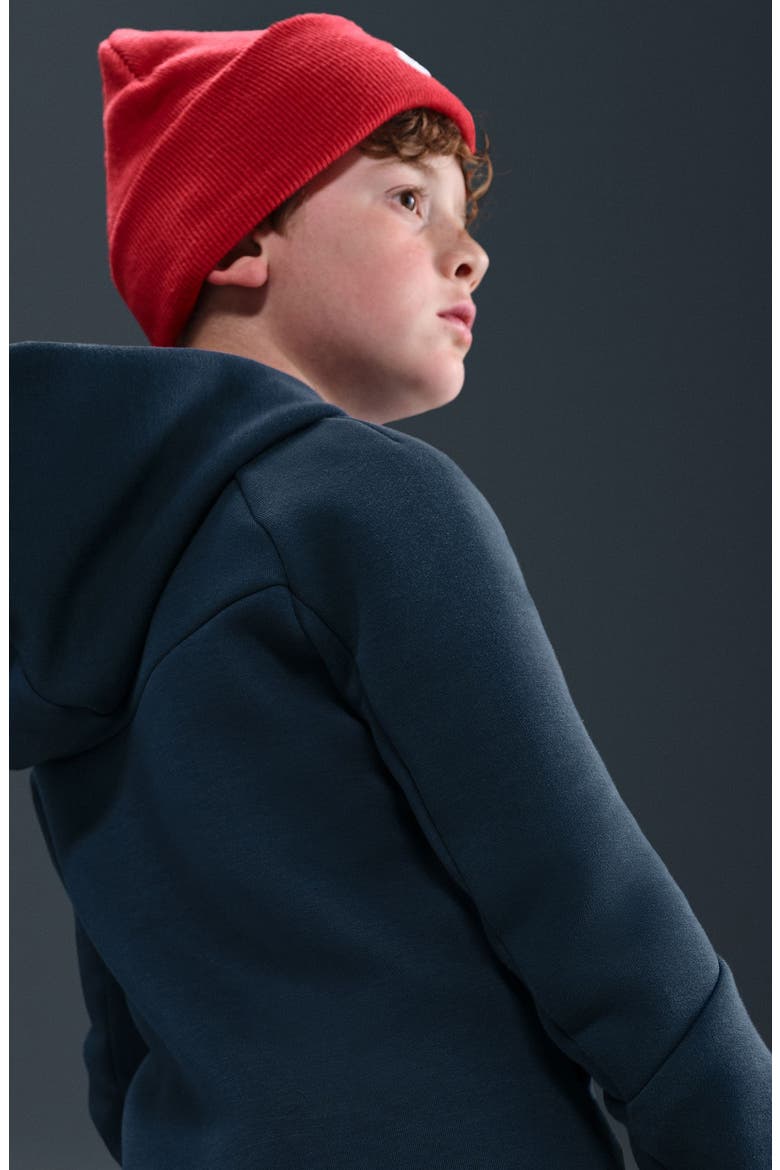 Kids' Sportswear Tech Fleece Full Zip Jacket, Alternate, color, 453 OBSIDIAN/BLACK/BLACK