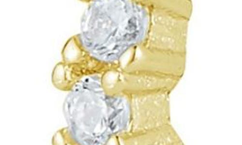 Glaze Jewelry Set Of 2 Pavé Hoop Earrings In Gold
