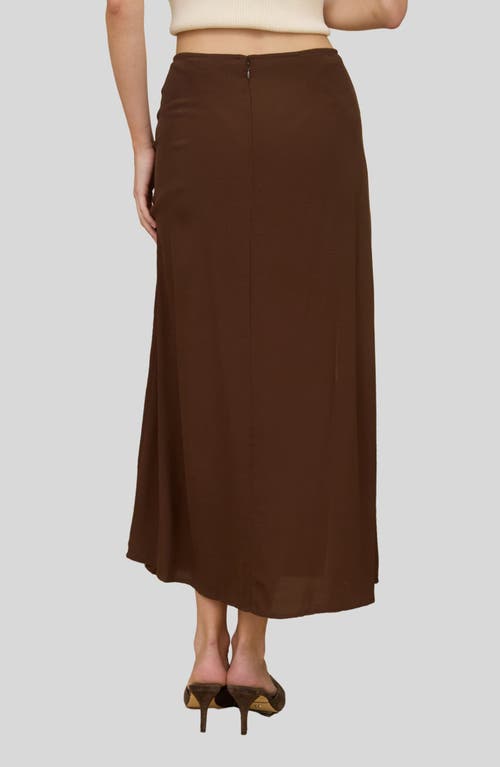 Blu Pepper Midi Skirt In Brown