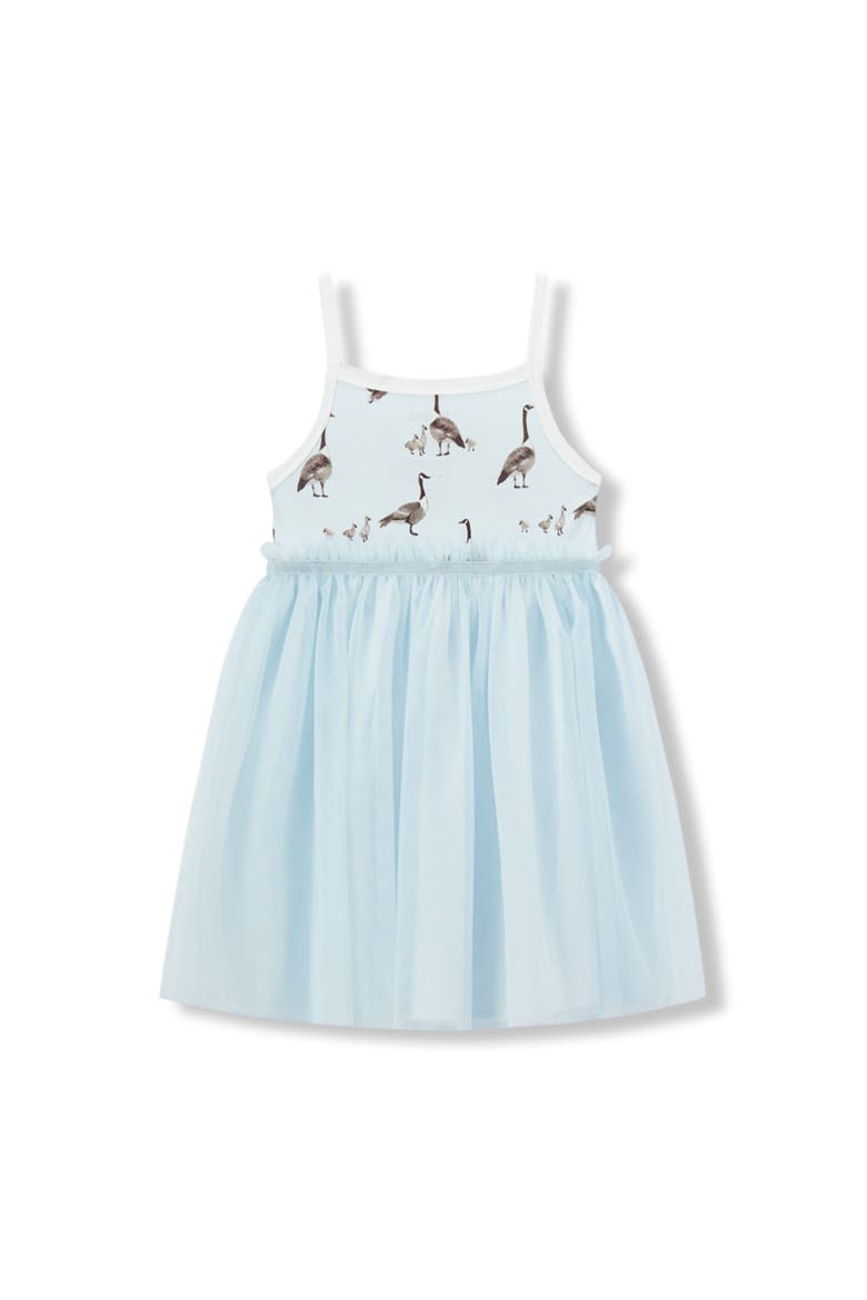 Luxe Stretch Ballet Dress, Alternate, color, Goose