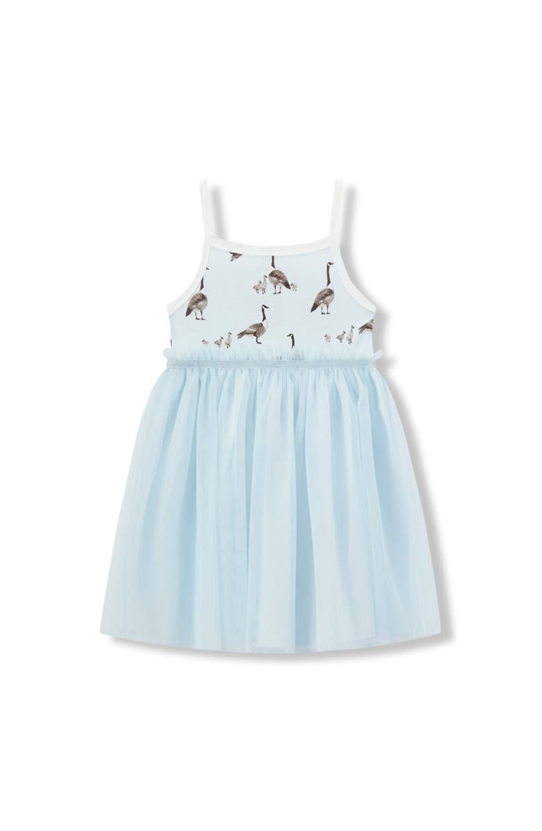 Milkbarn Luxe Stretch Ballet Dress, Alternate, color, Goose