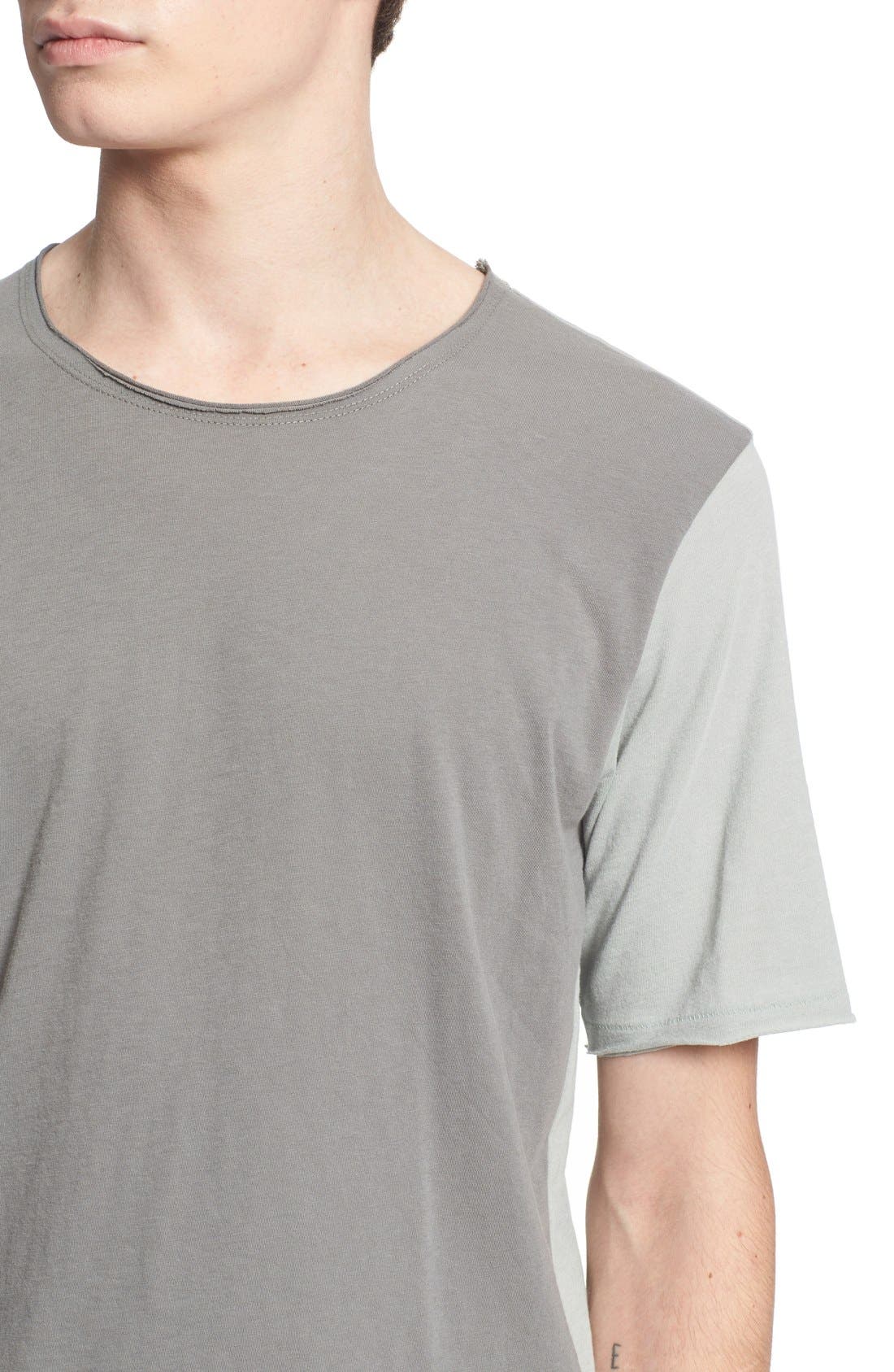 rag & bone 'Merrick' Colorblock Raw Edge T-Shirt (Men) | Nordstrom
