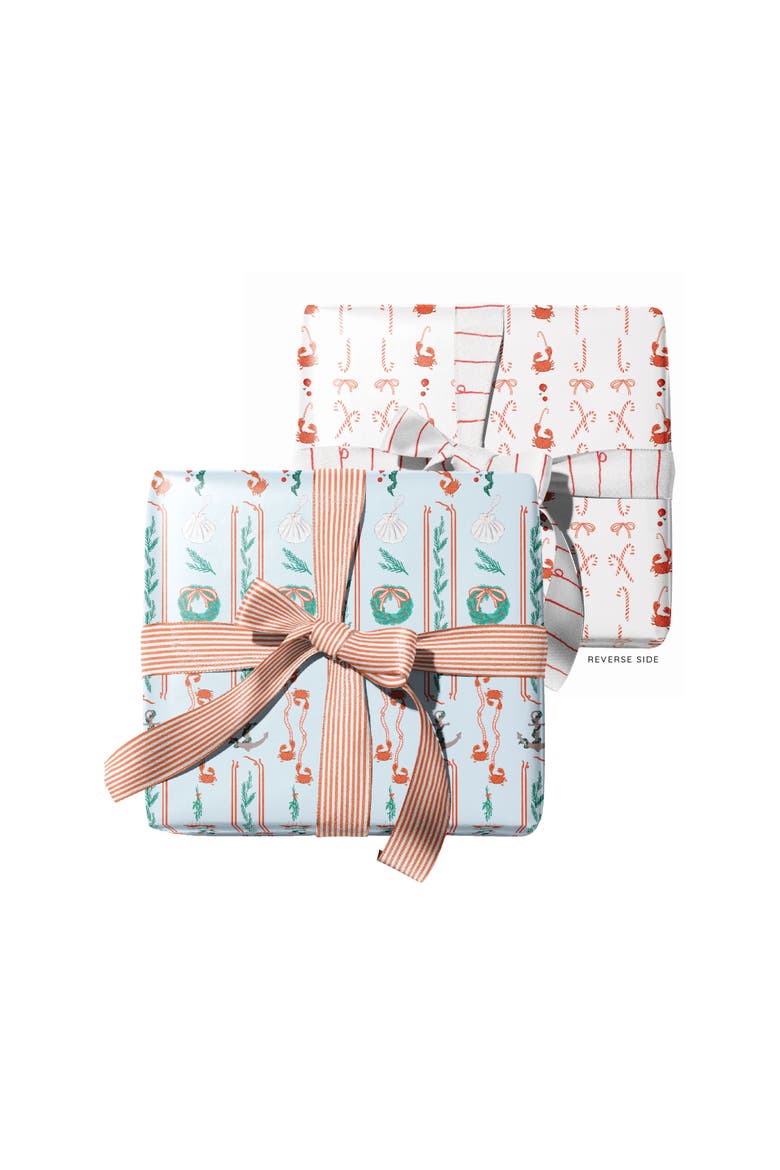 Two-Sided "A Pinch Of Holiday" Heavyweight Christmas/Holiday Gift Wrap, Alternate, color, Multicolored