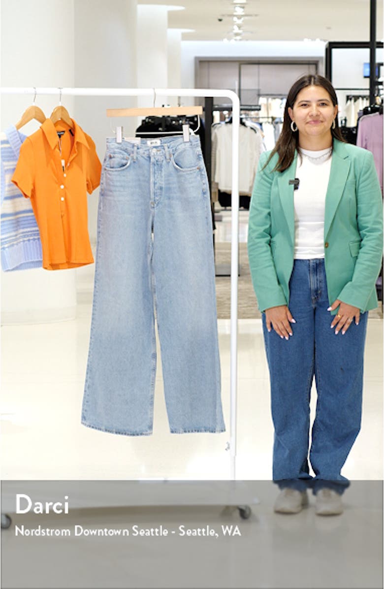 Dame High Waist Wide Leg Jeans, sales video thumbnail