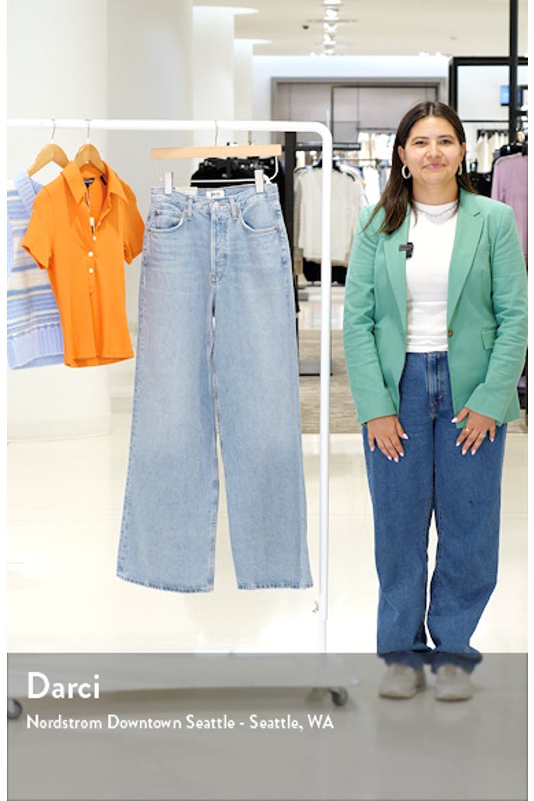 Dame High Waist Wide Leg Jeans video