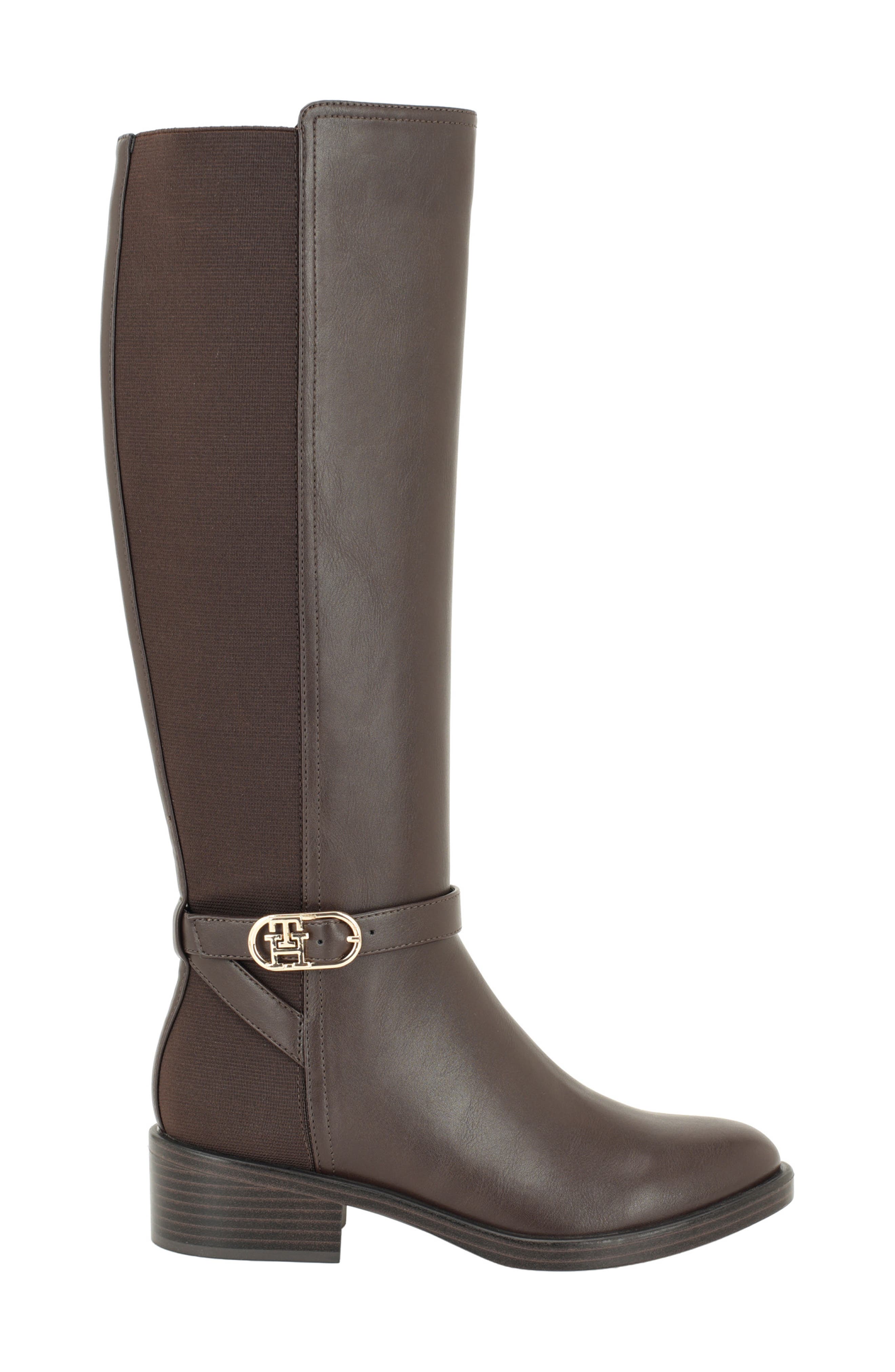 Illuna Knee High Boot, Alternate, color, DARK BROWN