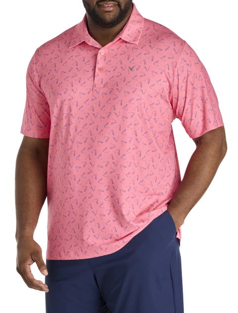 Big & Tall Chevron Print Polo Shirt