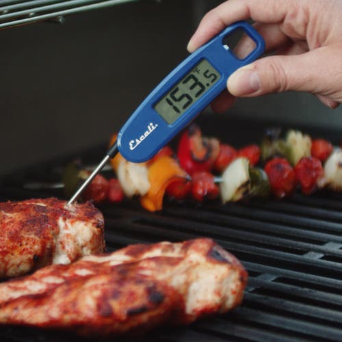Escali Compact Folding Digital Thermometer In Blue