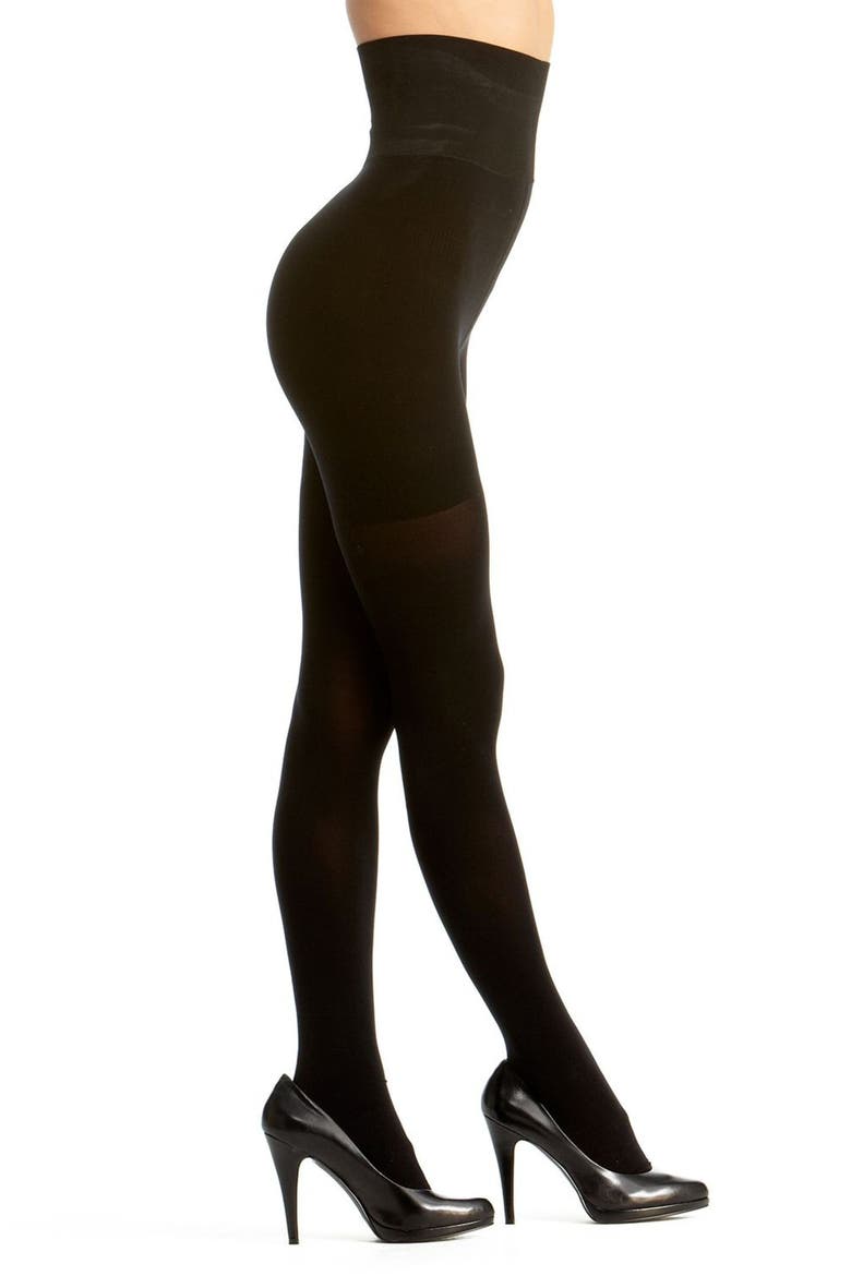 KillerFigure High Waist Shaper Tights, Alternate, color, BLACK