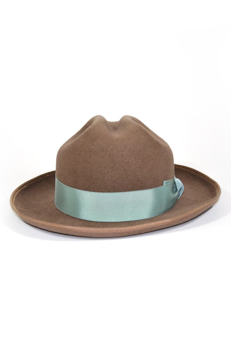 MAKINS HATS 'Jaco' Homburg Hat, Main, color, 