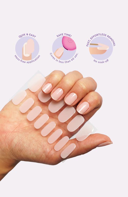 Le Mini Macaron Gel Nail Strips Kit In Blush