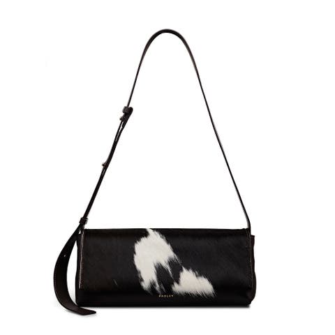 The Annabel - Cow Hide Medium Flapover Shoulder Bag