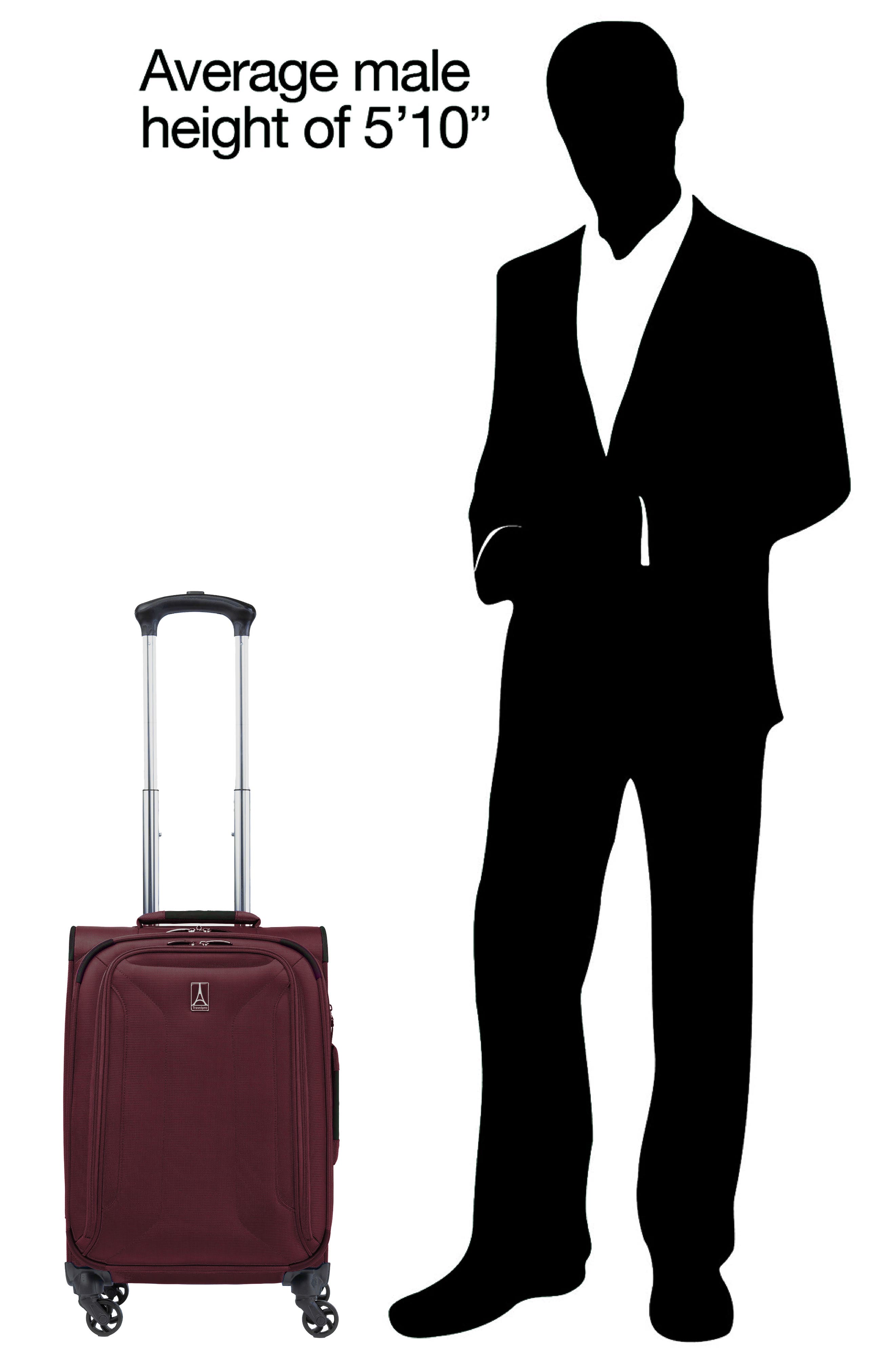 TRAVELPRO Pilot Air<sup>™</sup> 2 21-Inch Expandable Carry-on Spinner Luggage, Alternate, color, Burgundy