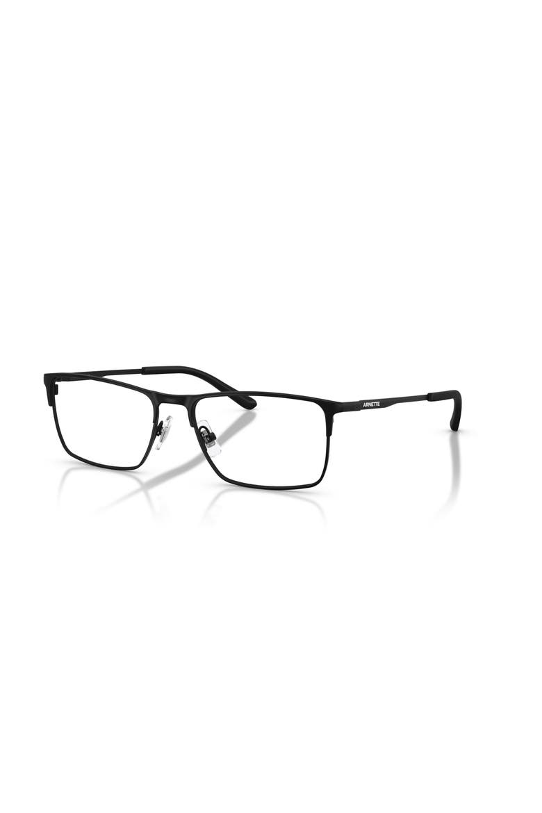 55mm Rectangle optical glasses, Main, color, Black