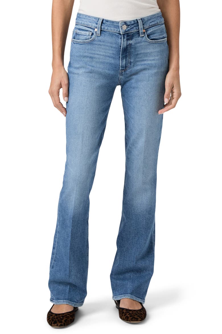 Manhattan High Waist Bootcut Jeans, Main, color, BUCKINGHAM