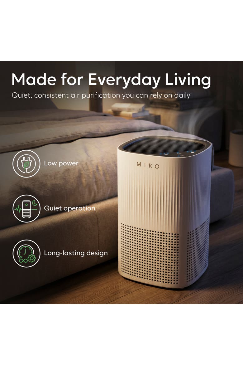 A-200 Air Purifier with HEPA Filtration and Aromatherapy 600 Sq Ft, Alternate, color, White