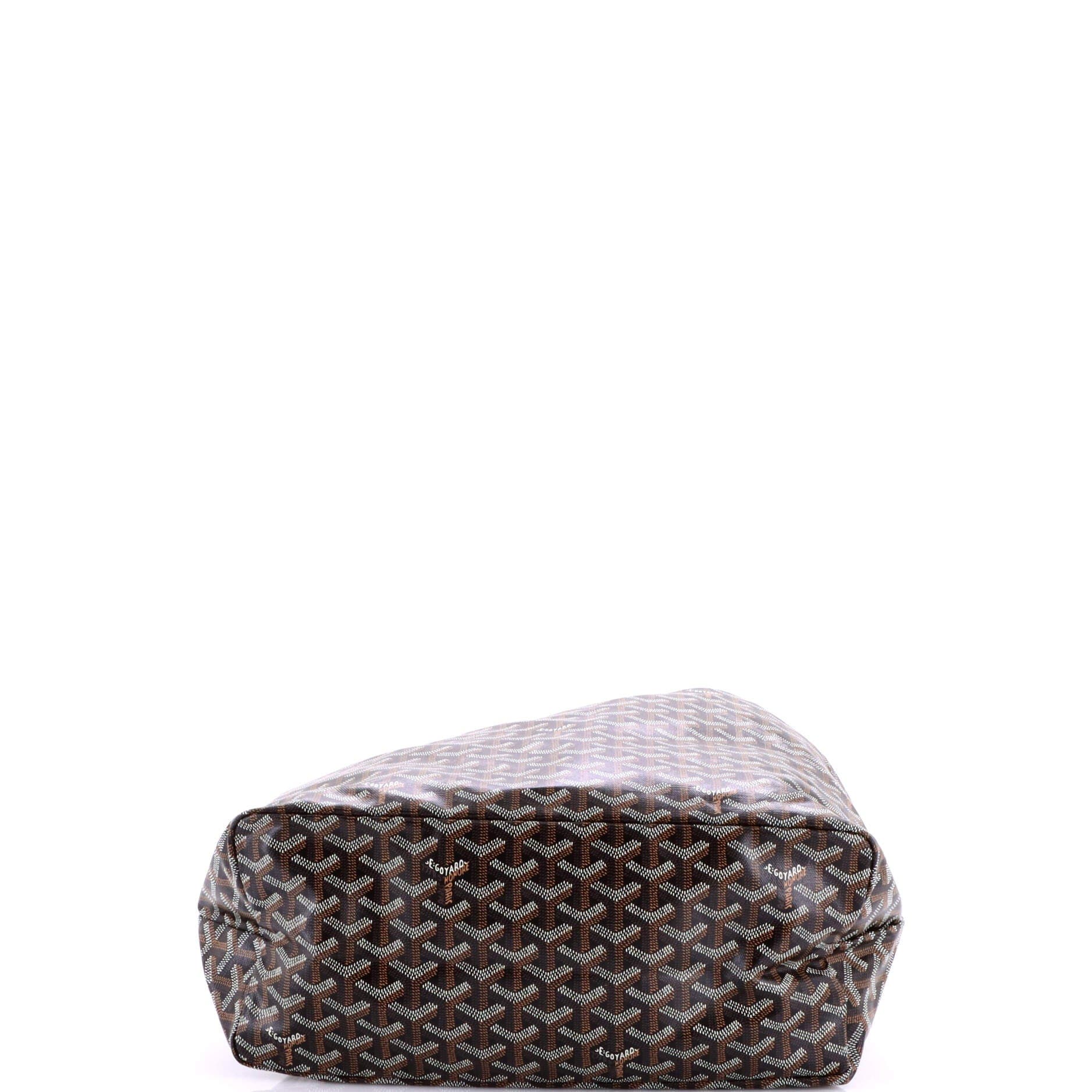 Pre-Owned Goyard Saint Louis Tote Coated Canvas PM, Alternate, color, Black