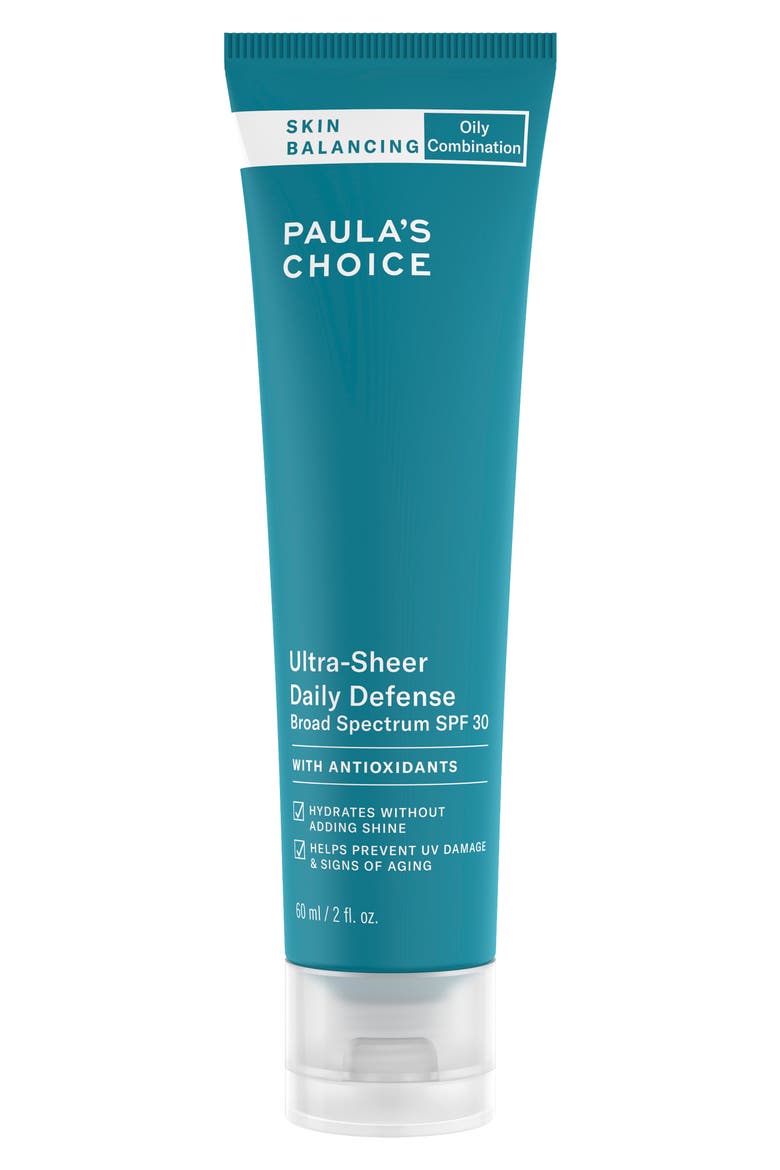 Skin Balancing Ultra-Sheer Daily Defense SPF 30 Sunscreen, Main, color, NO COLOR