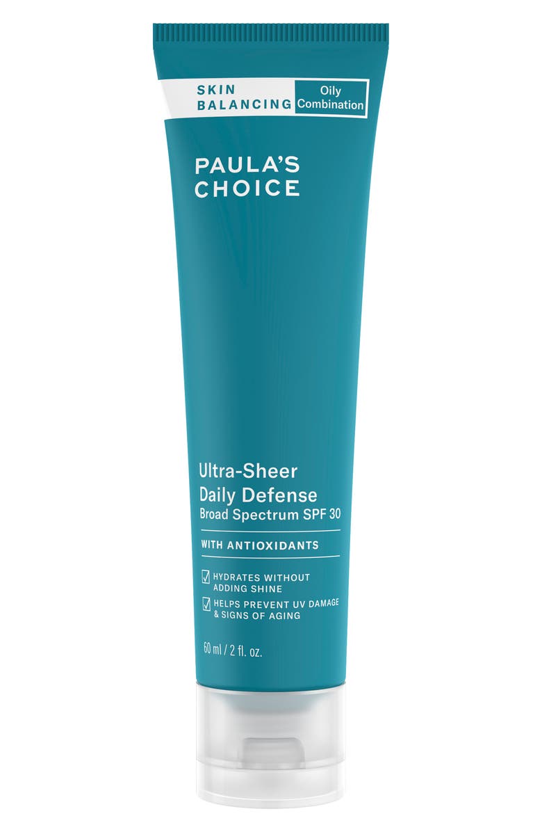 Paula's Choice Skin Balancing Ultra-Sheer Daily Defense SPF 30 Sunscreen, Main, color, 