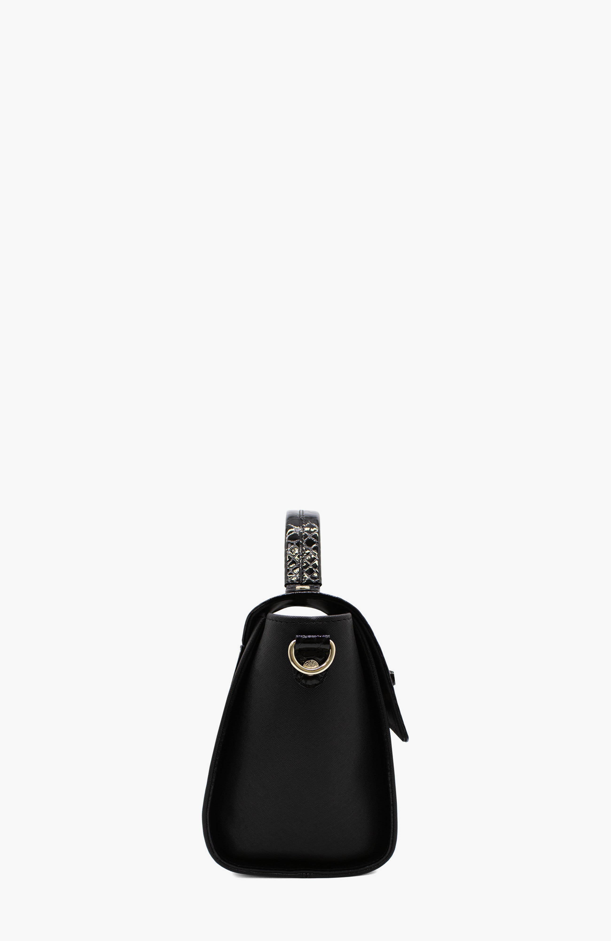 Cherry Blossom Handbag 528, Alternate, color, Black