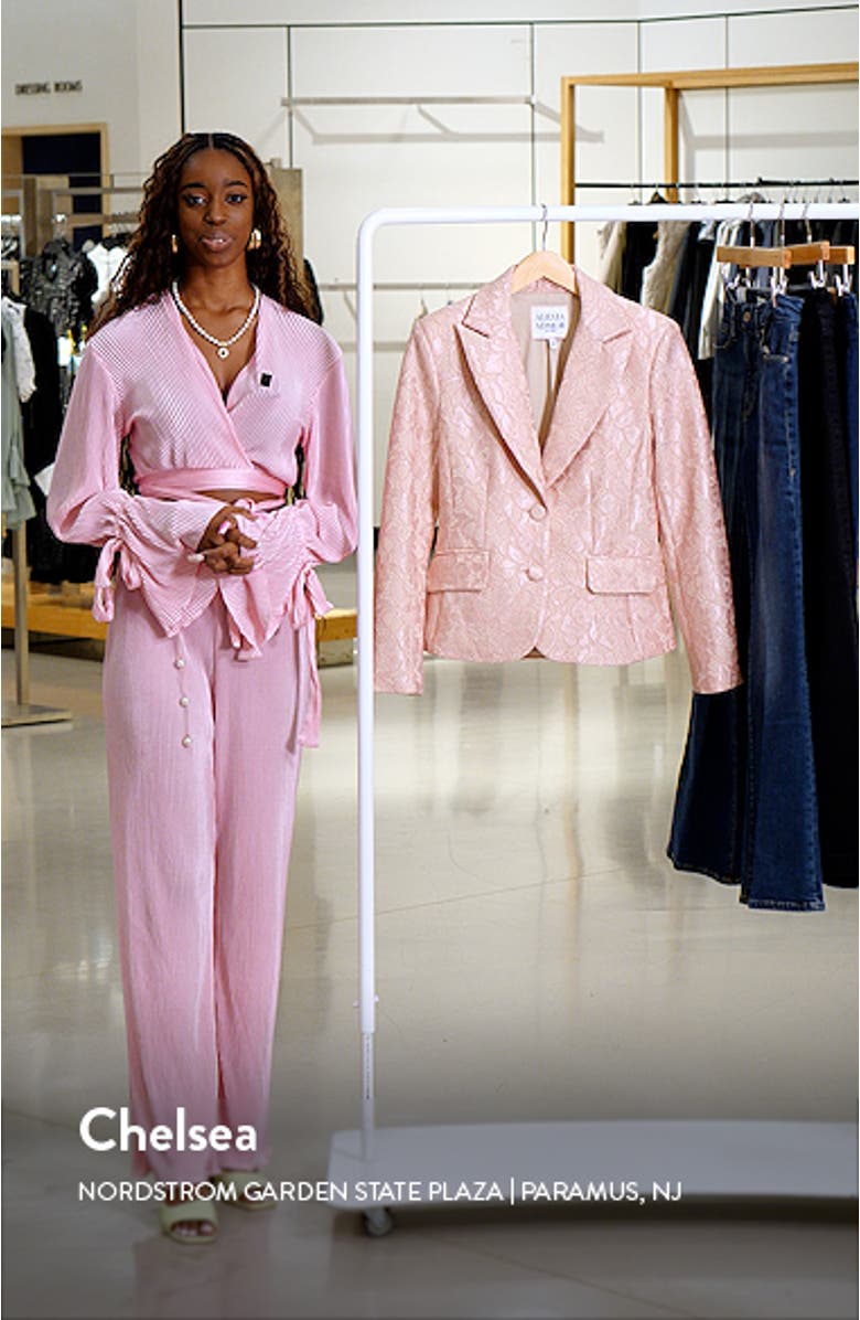 Jessica Peak Lapel Lace Blazer, sales video thumbnail