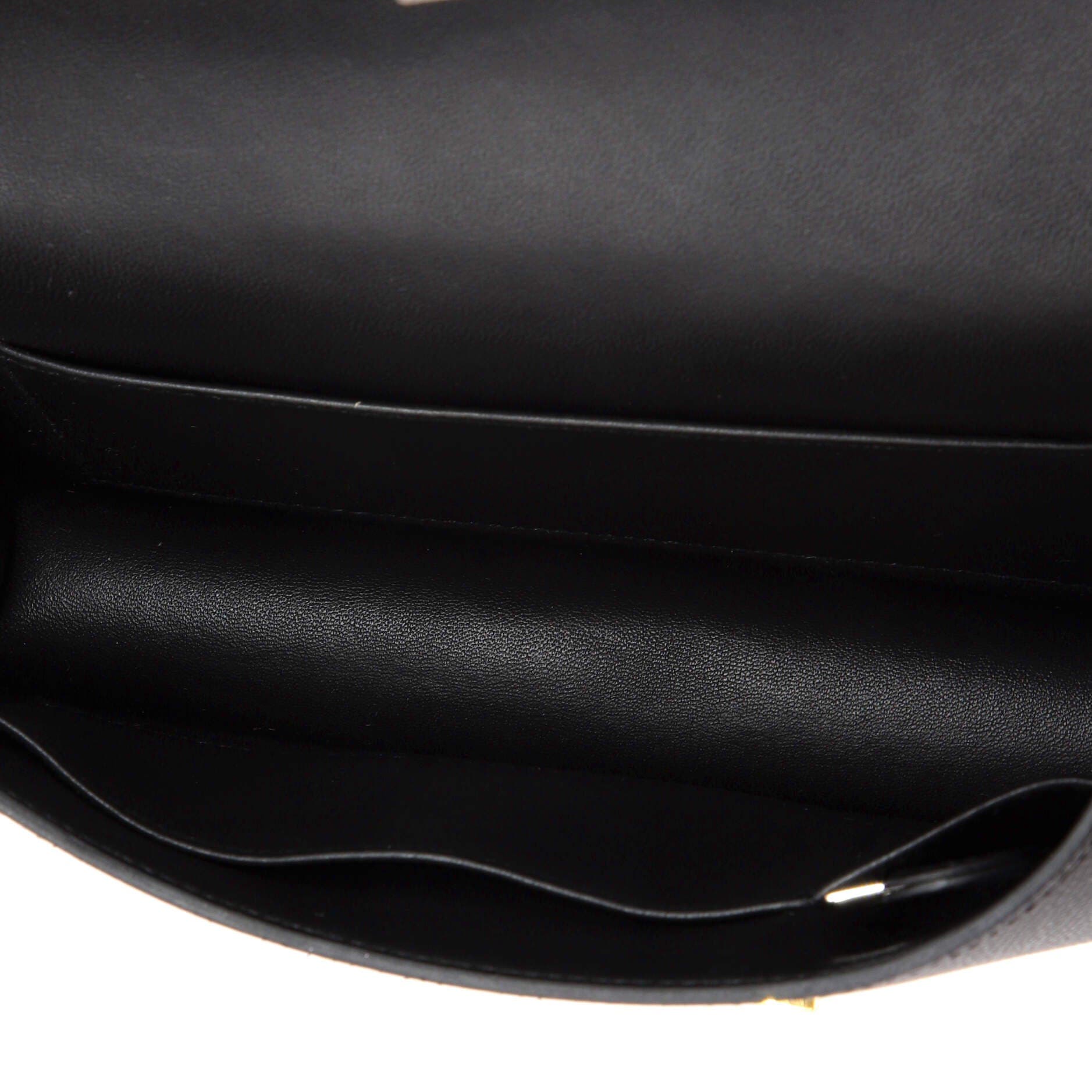 Pre-Owned Hermes Constance Elan NM Bag Epsom 25, Alternate, color, Noir