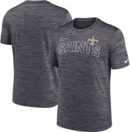 Nike Men's Nike Black New Orleans Saints Velocity Arch Performance T-Shirt