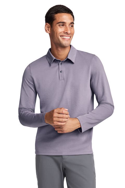 Men's EverActive Long Sleeve Tech Pique Polo