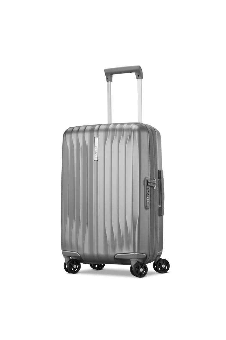 Uplift Hardside 22" Carry On Spinner Luggage, Main, color, Silver Shimmer