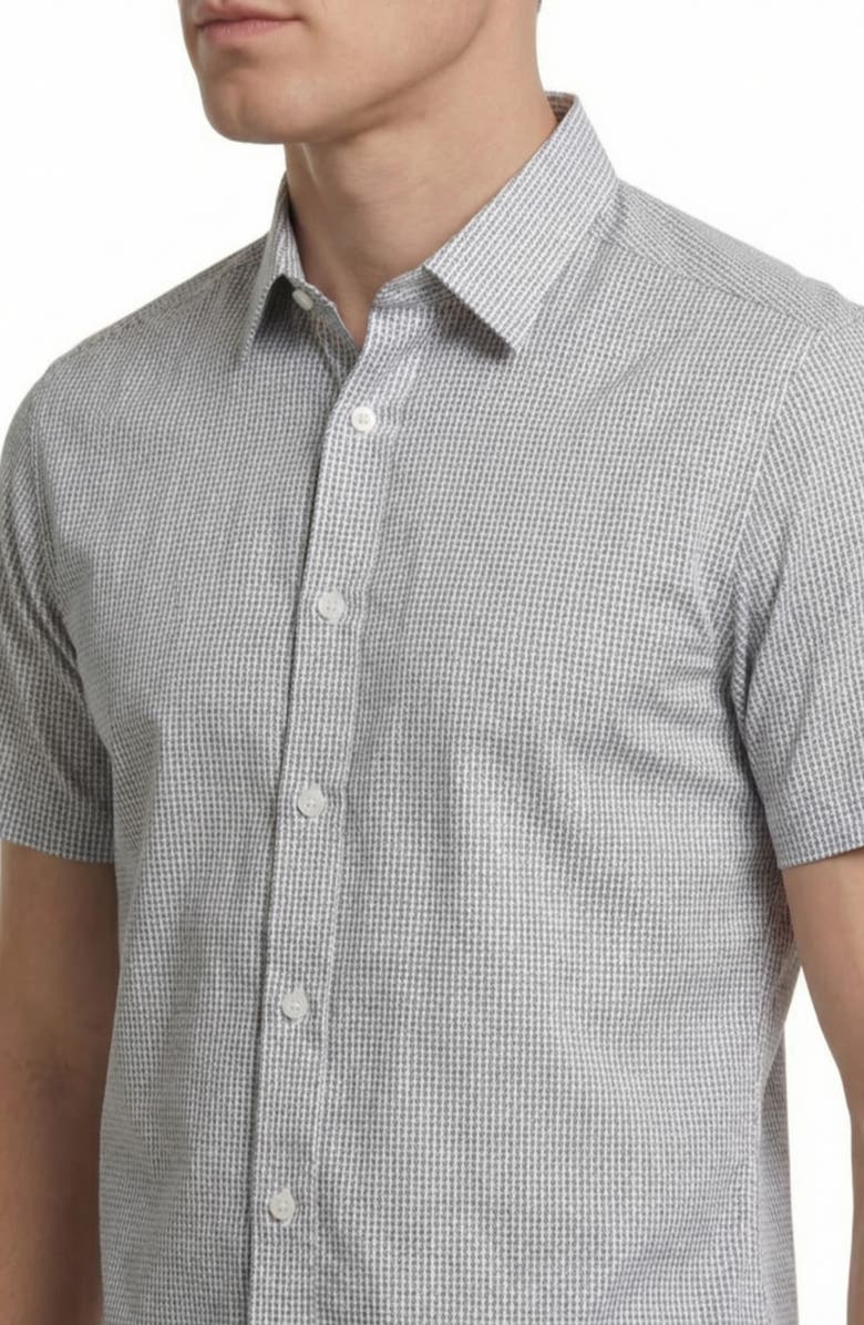 Report Collection Short Sleeve Stretch Button-Up Shirt, Alternate, color, 