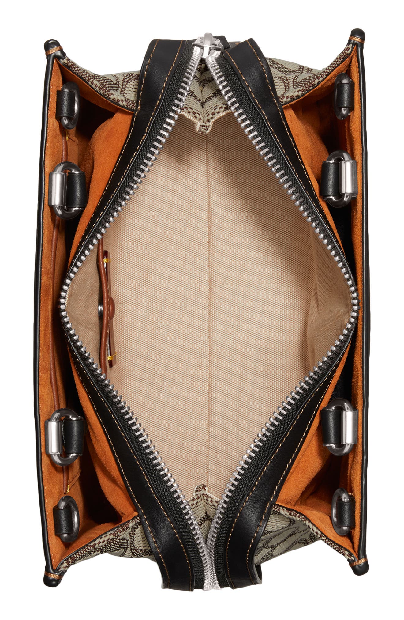 COACH Rogue 25 Signature Jacquard & Leather Crossbody Bag, Alternate, color, 