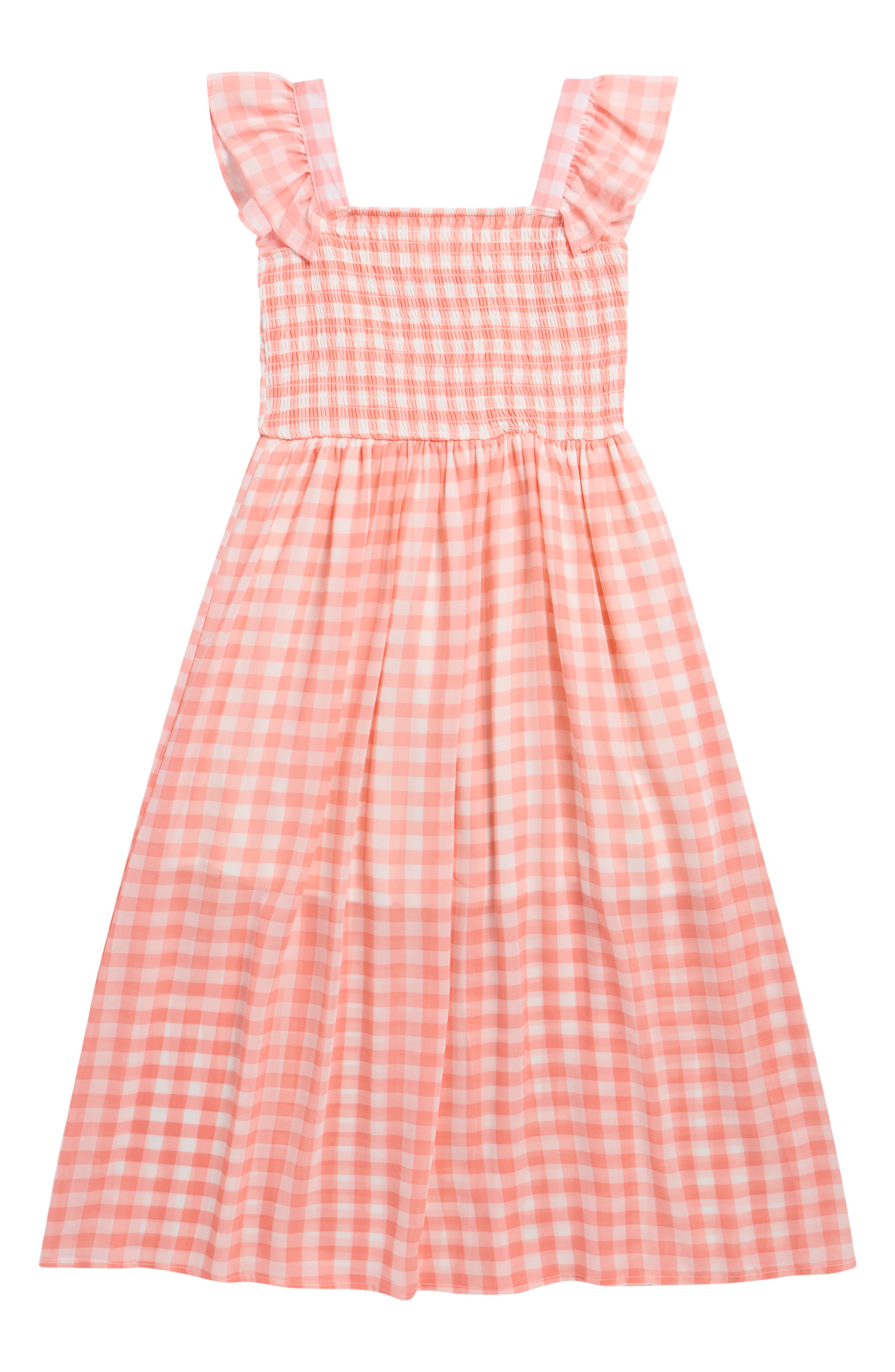 RARE, TOO! Kids' Chiffon Smocked Flutter Sleeve Sundress