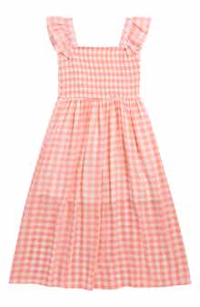 RARE, TOO! Kids' Chiffon Smocked Flutter Sleeve Sundress