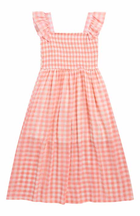 RARE, TOO! Kids' Chiffon Smocked Flutter Sleeve Sundress