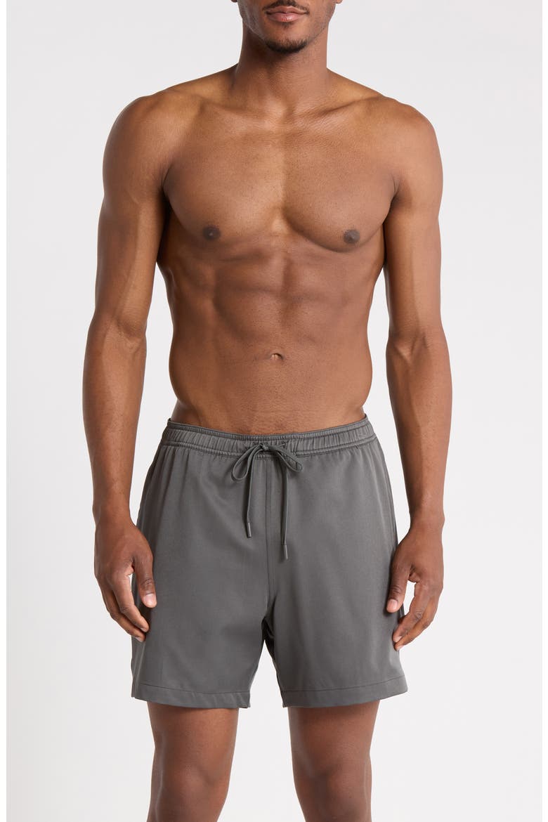 Volley Swim Shorts, Main, color, SLATE