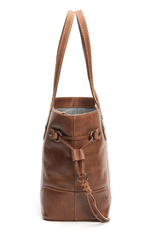 Frye Melissa Carryall Leather Tote In Brown