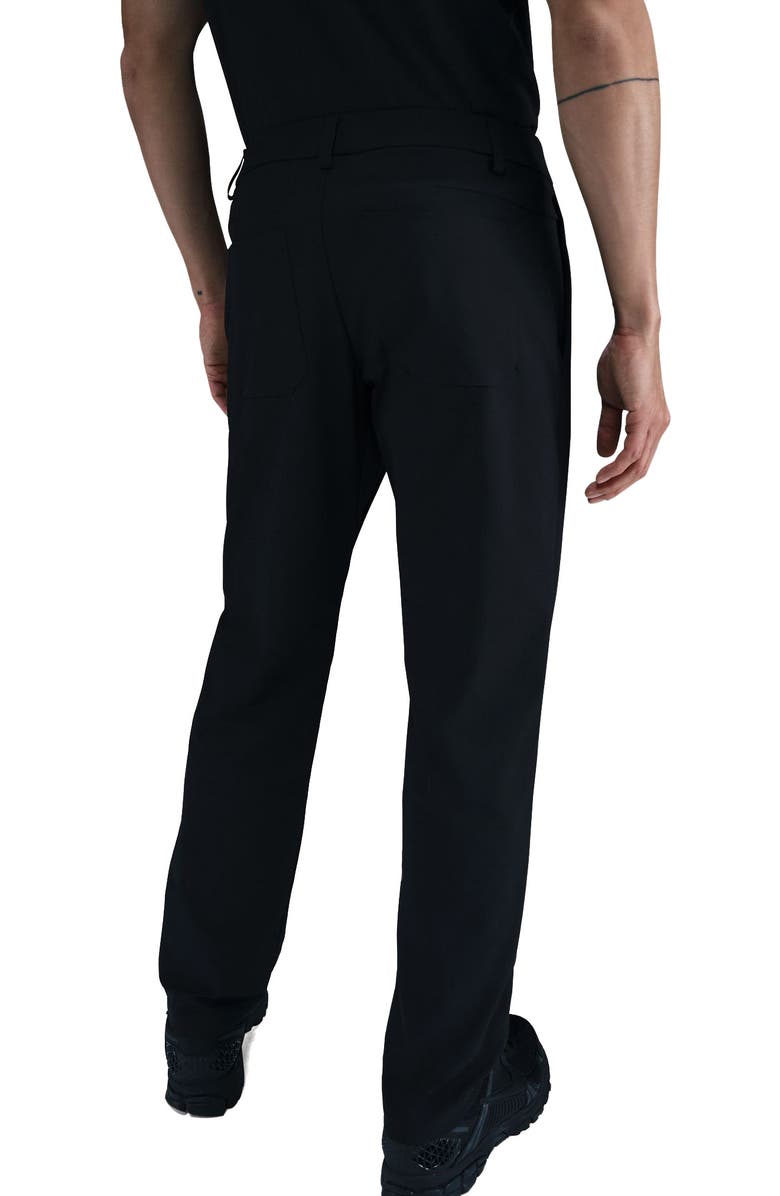 Nike 24.7 PerfectStretch Dri-FIT Regular Fit Flat Front Pants, Alternate, color, Black/ Dk Smoke Grey