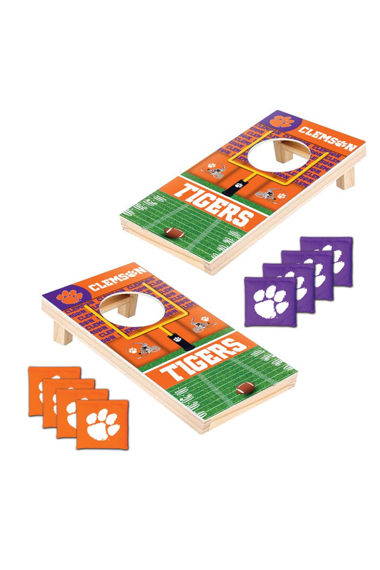 Clemson Tigers NCAA Tabletop Cornhole, Alternate, color, Multicolor