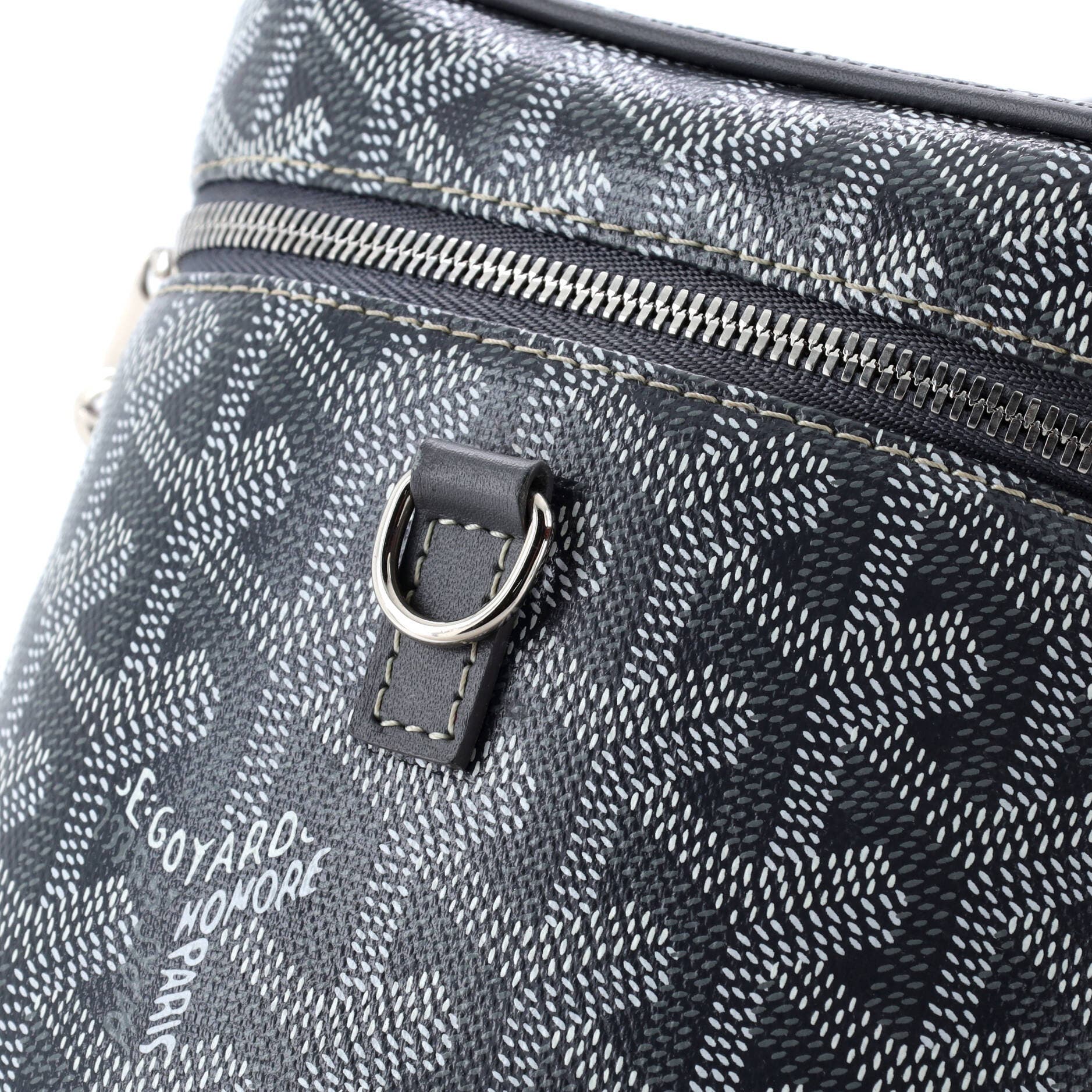 Pre-Owned Goyard Muse Vanity Case Coated Canvas, Alternate, color, Gray