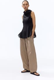 H&M Modal-blend Barrel Trousers