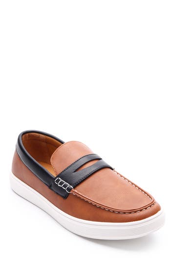 Aston Marc Casual Slip-on Sneaker In Tan