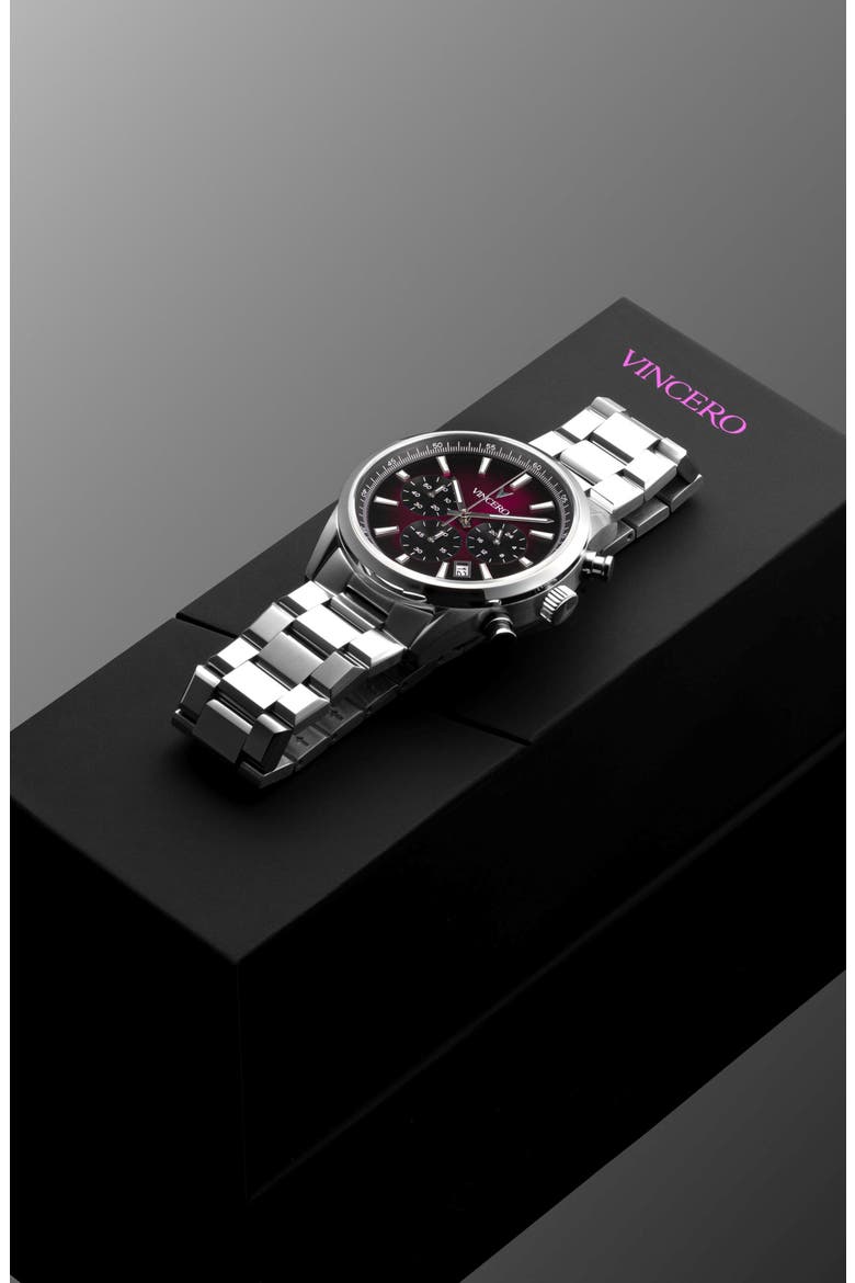 Icon Quasar Edition Chronograph Bracelet Watch, 43mm, Alternate, color, QUASAR