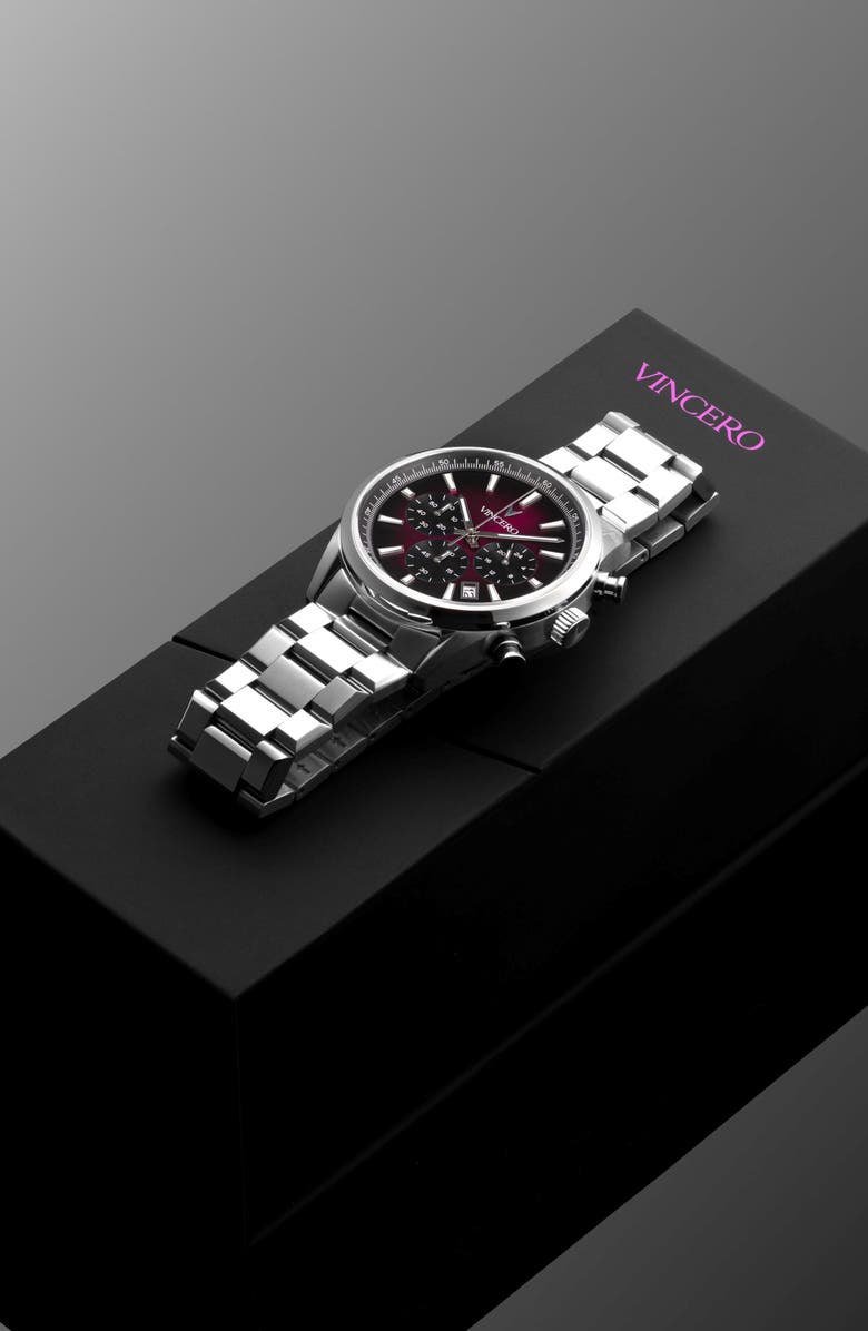 Vincero Icon Quasar Edition Chronograph Bracelet Watch, 43mm, Alternate, color, Quasar