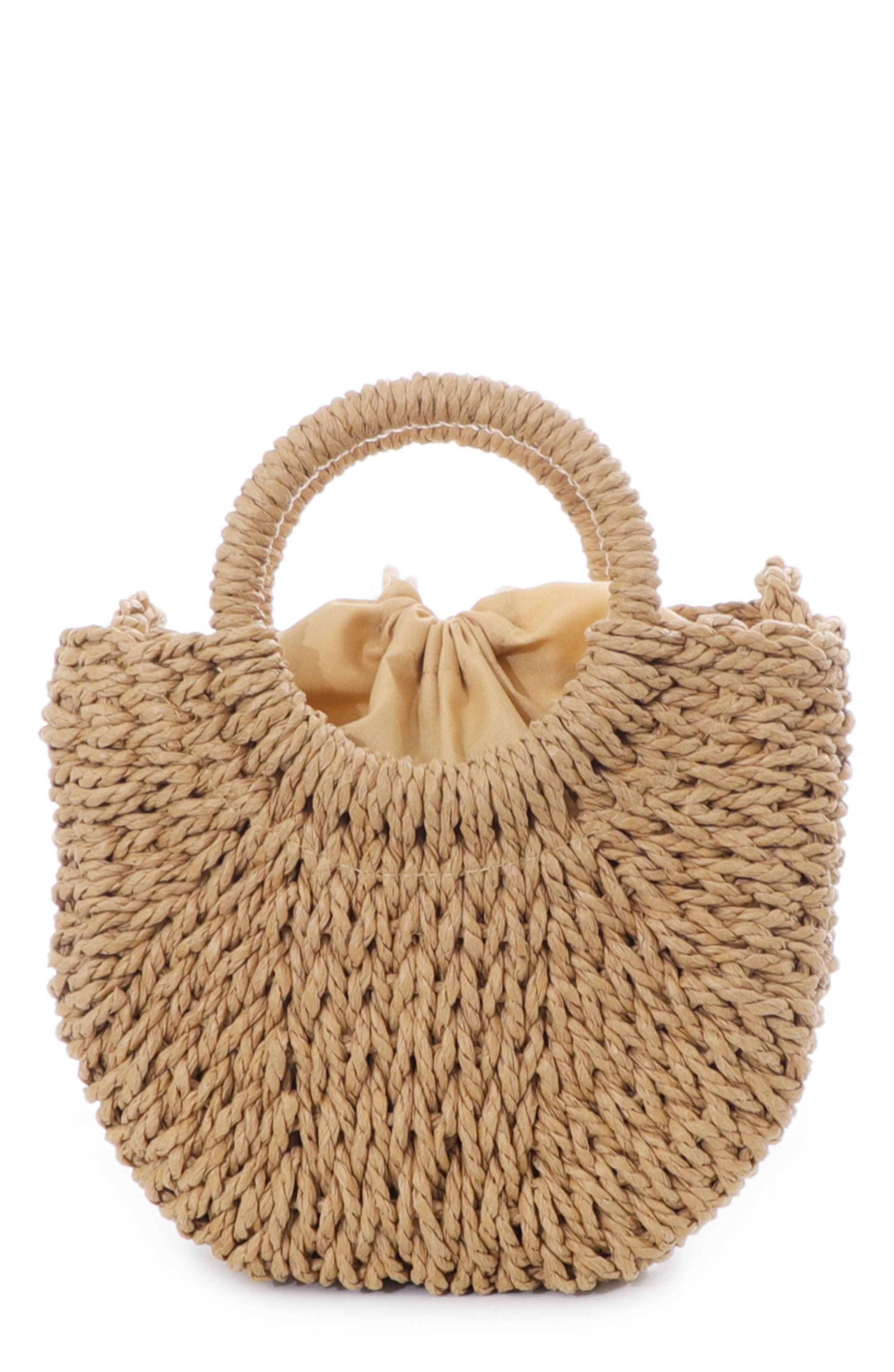 Adornia Basket Arc Handle Crossbody Bag