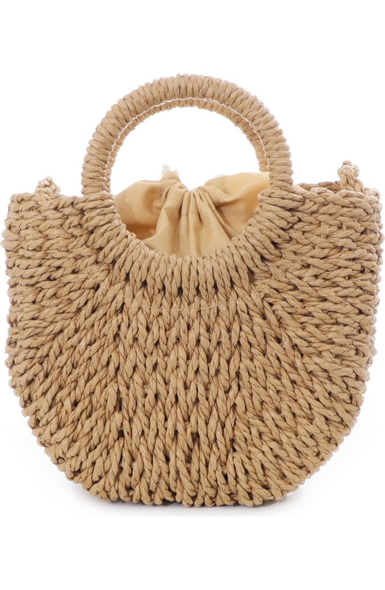 Adornia Basket Arc Handle Crossbody Bag, Main, color, Brown