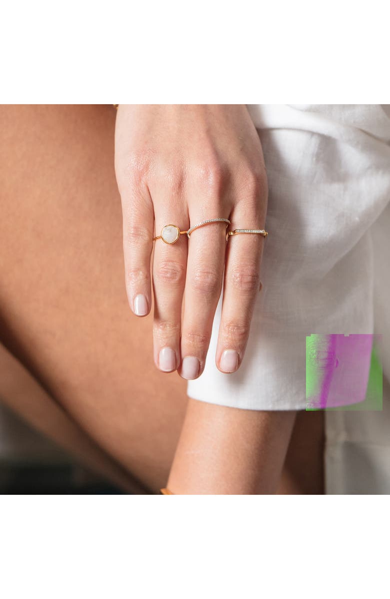 Monica Vinader Diamond Eternity Ring, Alternate, color, Gold/ Diamond