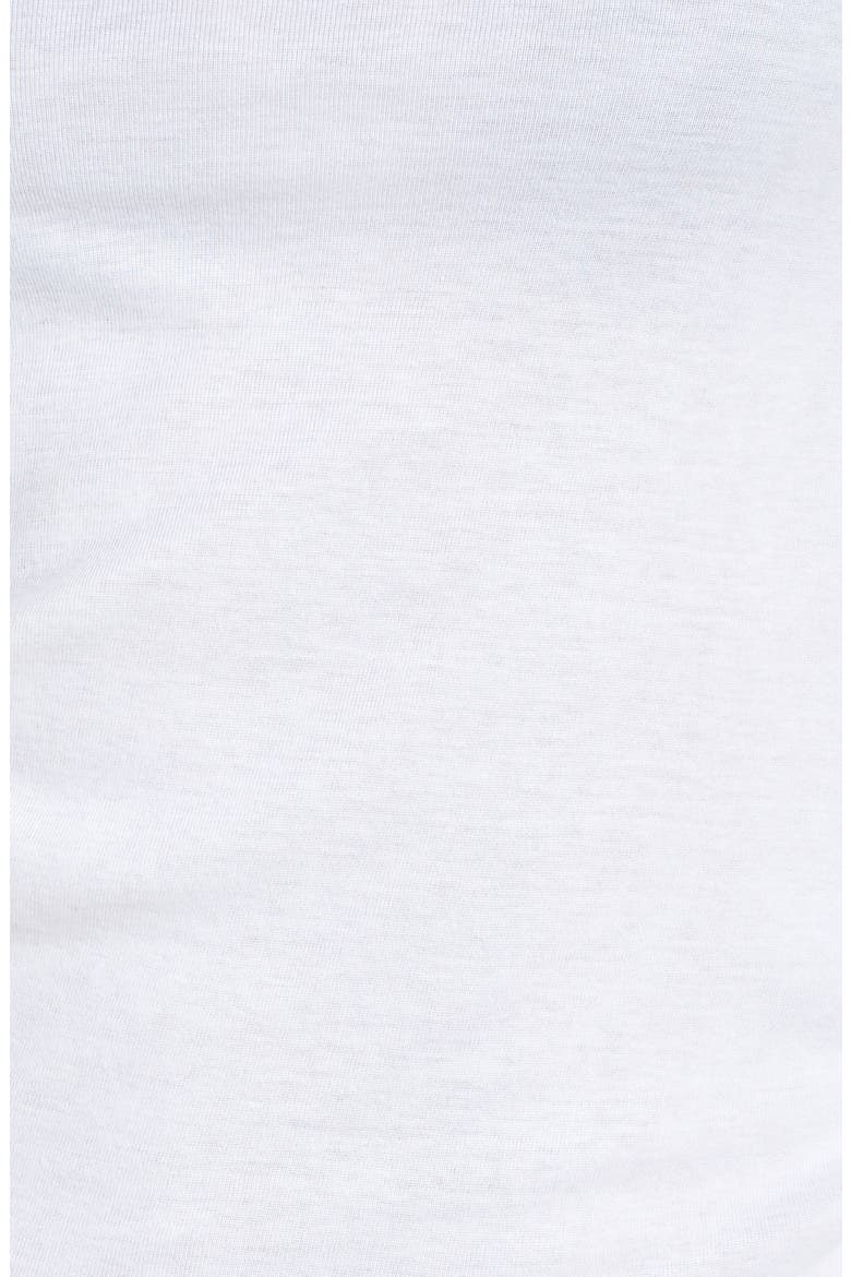 Seamless Long Sleeve Cotton Top, Alternate, color, WHITE