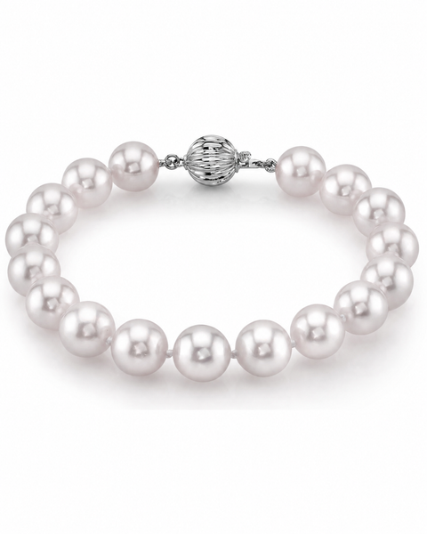 8.5-9.0mm Akoya White Pearl Bracelet