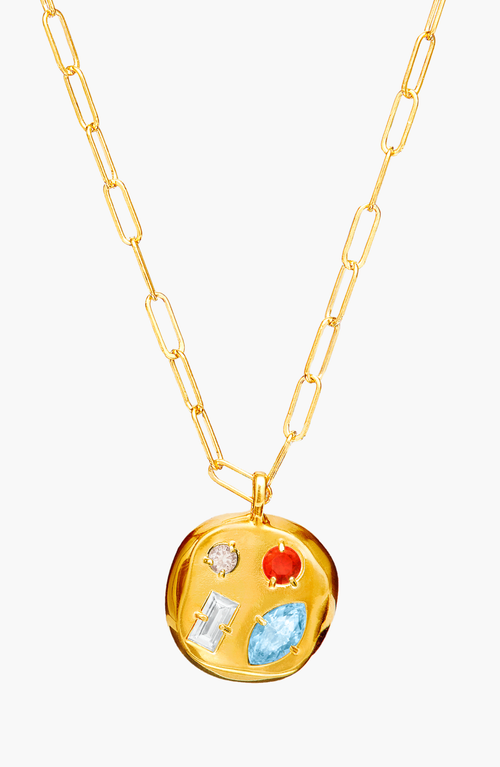 Birthdate Co. The March Birthdate Pendant In March 22nd - Gold
